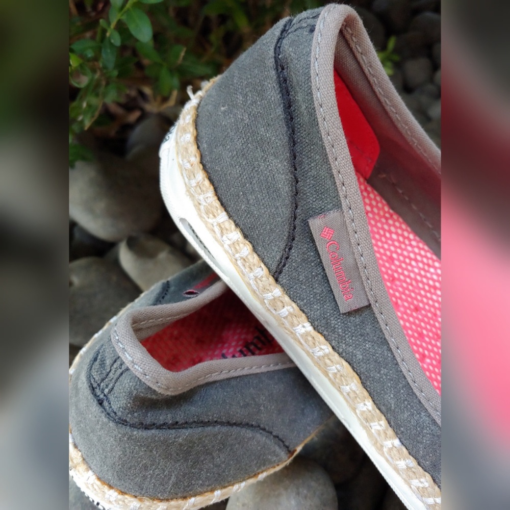 Columbia Bettie Vulc N Vent 10 Gray Slip On Shoes